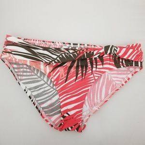 Tommy Bahama Bikini Bottoms Size L Leaf Print
